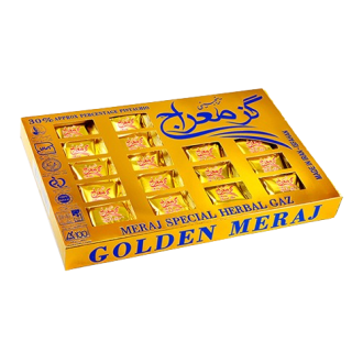 گز لقمه ای ۳۰٪ مغز پسته معراج